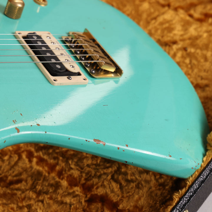 Charvel Custom Shop San Dimas HS Nitro Aged Roasted Alder Seafoam Green 2023