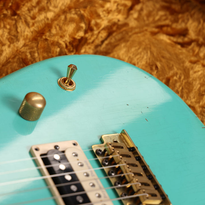 Charvel Custom Shop San Dimas HS Nitro Aged Roasted Alder Seafoam Green 2023