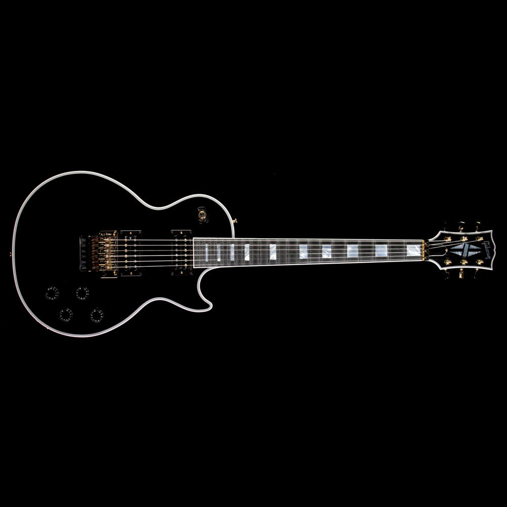 Gibson Custom Shop Les Paul Axcess Custom w/Floyd Electric Guitar Ebony — 2