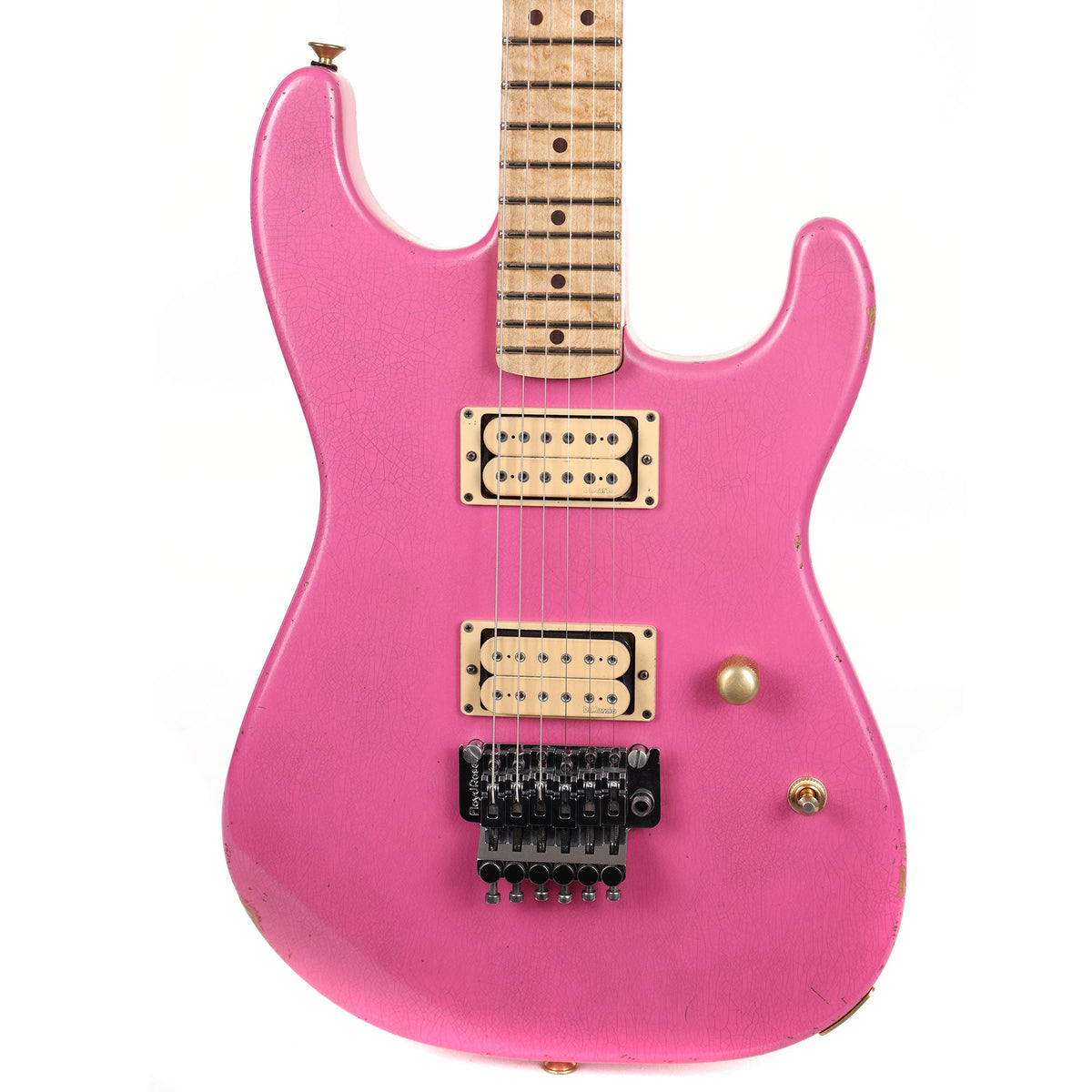 Charvel Custom Shop Nitro Aged San Dimas Platinum Pink 2023 — 1