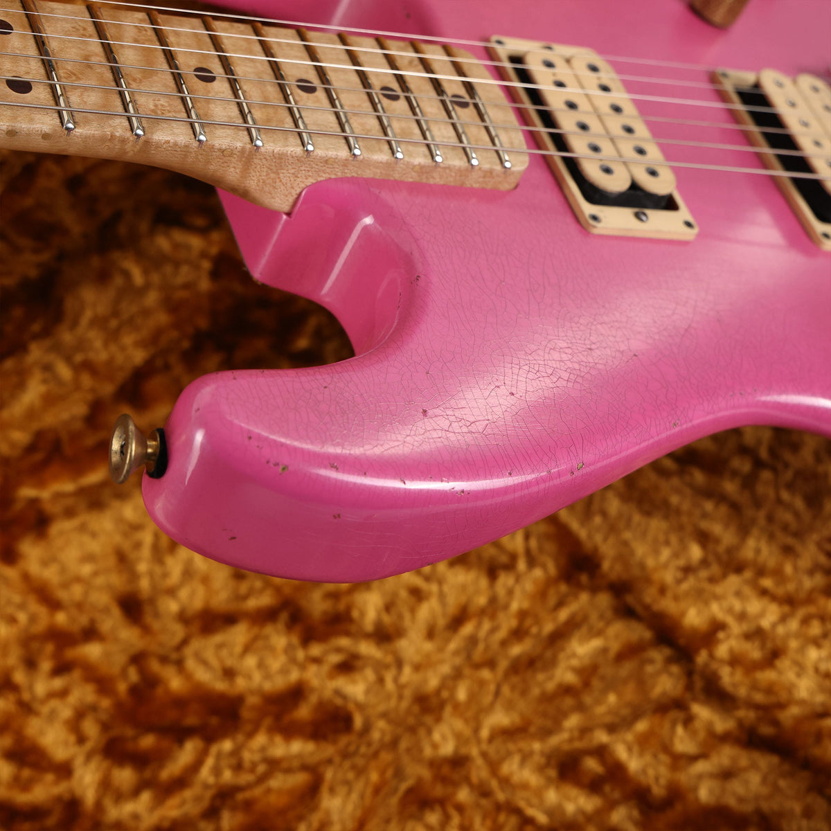 Charvel Custom Shop Nitro Aged San Dimas Platinum Pink 2023 — 7