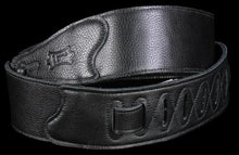 Levy's MS26BL Soft Garment Leather Guitar Strap Black
