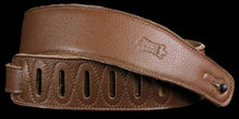 Levy's M26GF Soft Garment Leather Guitar Strap Brown