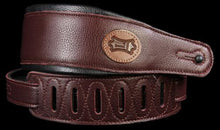 Levy's MSS2 Signature Series Soft Garment Leather Guitar Strap Burgundy