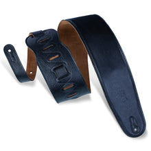 Levy's M4GF Garment Leather Bass Guitar Strap Black