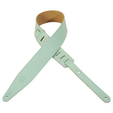 Levy's MG317LL Soft Garment Leather Guitar Strap Sea Foam