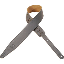 Levy's MG317LL Soft Garment Leather Guitar Strap Gray