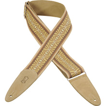Levy's MSJ2-005 Jacquard Weave Guitar Strap Tan