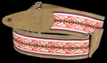 Levy's MSJ2-007 Jacquard Weave Guitar Strap Red