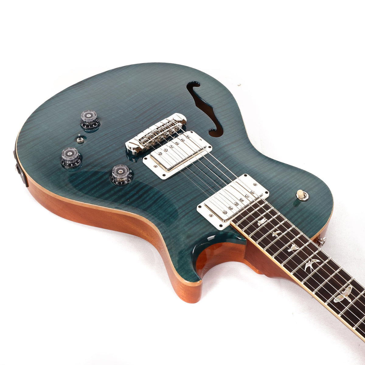 PRS P245 Semi-Hollow Blue Azul 10-Top 2015 — 9