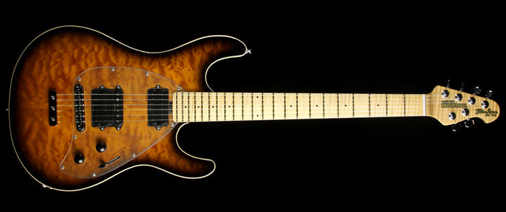 Used Ernie Ball Music Man Premier Dealer Network Steve Morse Y2D Signature Electric Guitar Vintage Tobacco Sunburst
