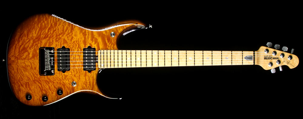 Used Ernie Ball Music Man Ball Family Reserve John Petrucci JP6 Electric Guitar Vintage Tobacco — 2