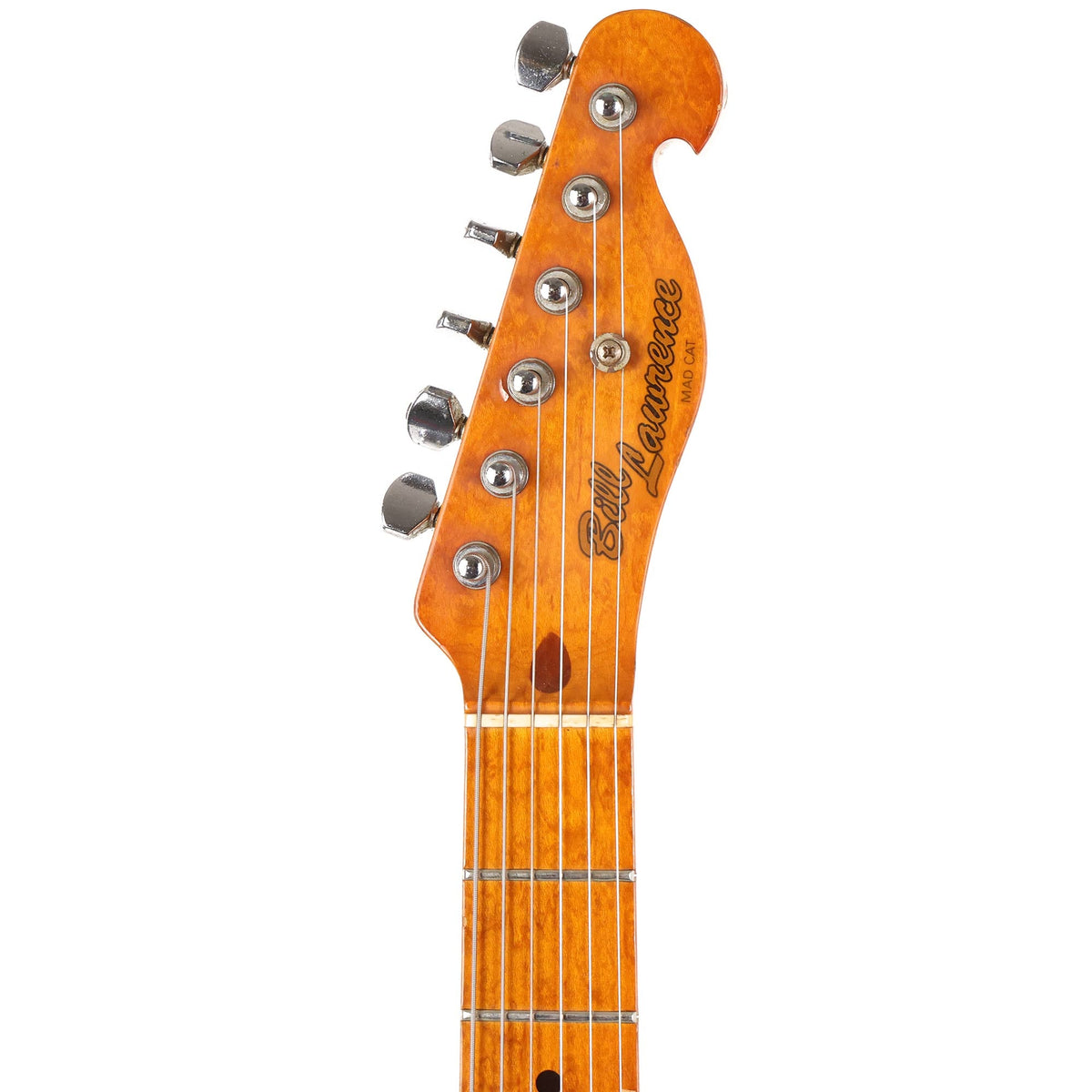 1985 Bill Lawrence Mad Cat Guitar Natural — 4