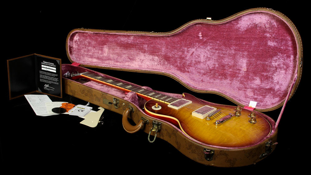 Used 2013 Gibson Custom Shop 1960 Les Paul Reissue Electric Guitar Iced Tea — 4