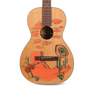 Mollo Cowboy Dan Parlor Acoustic Guitar Used