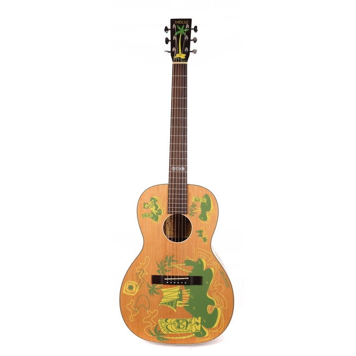 Mollo Tiki Man Parlor Acoustic Guitar Used