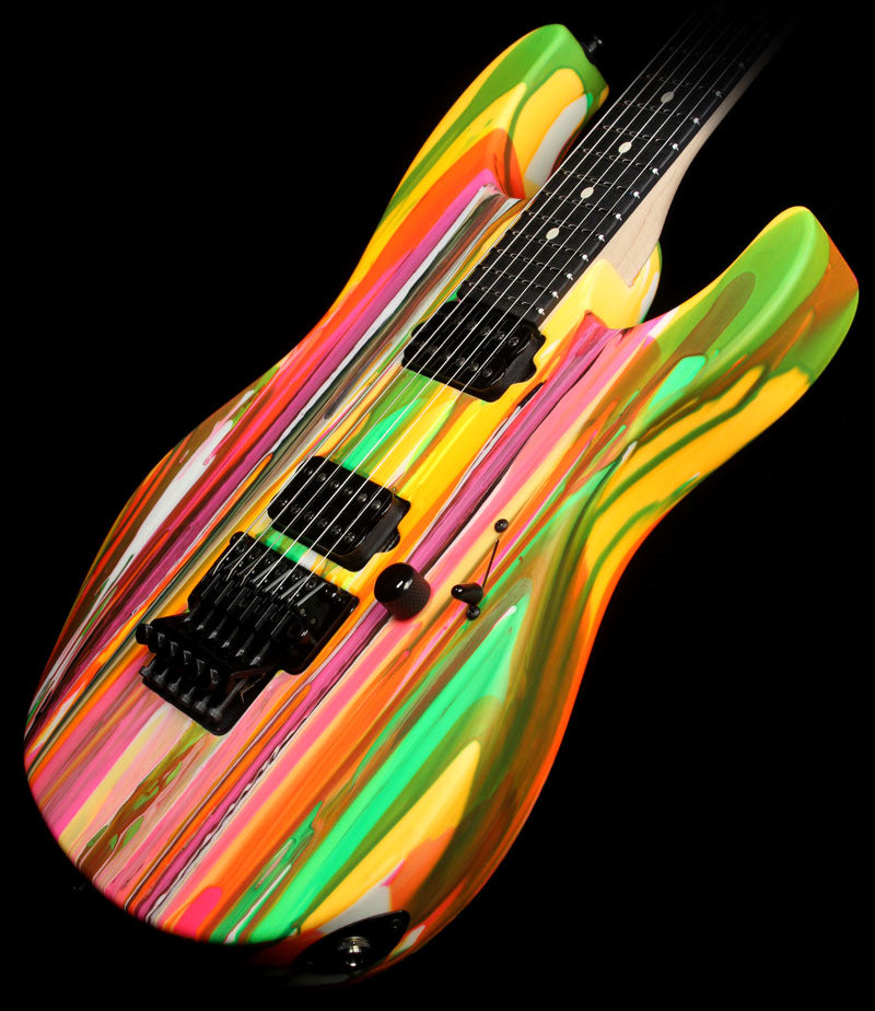 Suhr Modern Matte Neon Drip Electric Guitar — 1