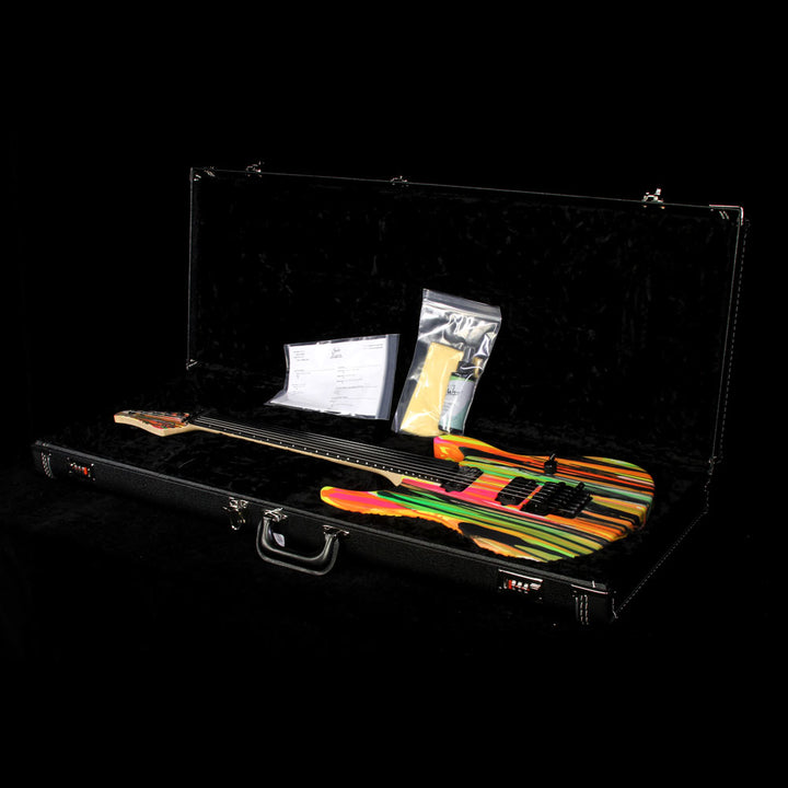 Suhr Modern Matte Black Neon Drip Electric Guitar