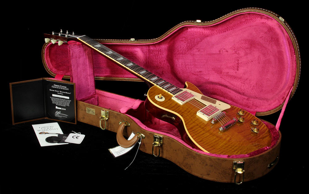 Gibson Custom Shop Music Zoo Exclusive Historic Select Roasted Reissue '59 Les Paul Electric Guitar Aged Dark Roast — 4