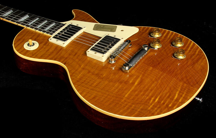 Gibson Custom Shop Music Zoo Exclusive Historic Select Roasted Reissue '59 Les Paul Electric Guitar Aged Dark Roast