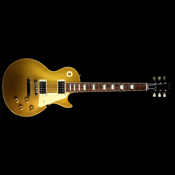 Gibson Custom Shop Music Zoo Exclusive Roasted Reissue Historic Select 1957 Les Paul Electric Guitar Antique Gold