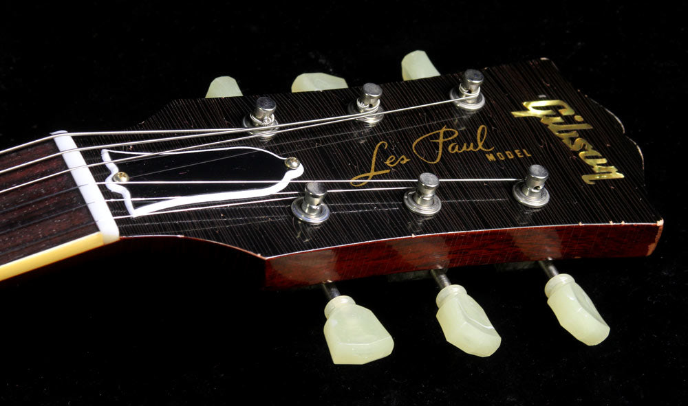 Gibson Custom Shop Music Zoo Exclusive True Historic Roasted Reissue '59 Les Paul Electric Guitar Aged Bourbon Burst — 4