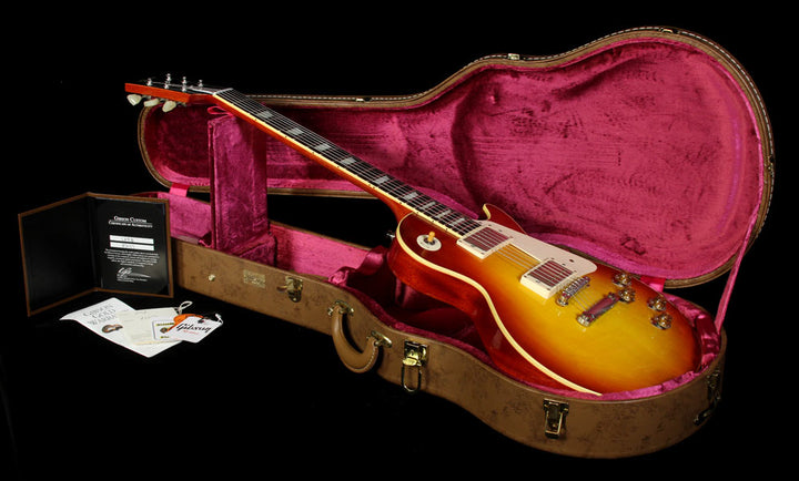 Used 2013 Gibson Custom Shop 1958 Les Paul Reissue Electric Guitar Washed Cherry