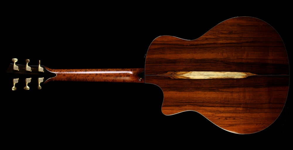 Taylor Custom Shop BTO Grand Symphony Brazilian Rosewood Acoustic Guitar Natural — 3