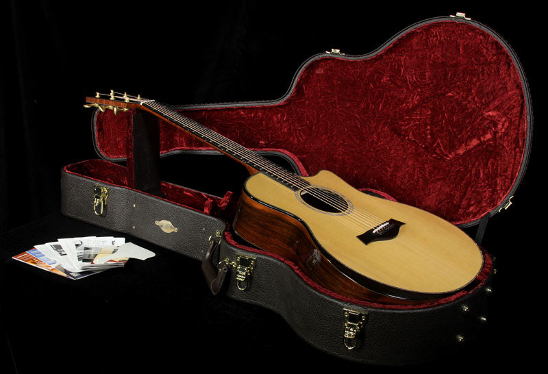 Taylor Custom Shop BTO Grand Symphony Brazilian Rosewood Acoustic Guitar Natural — 4