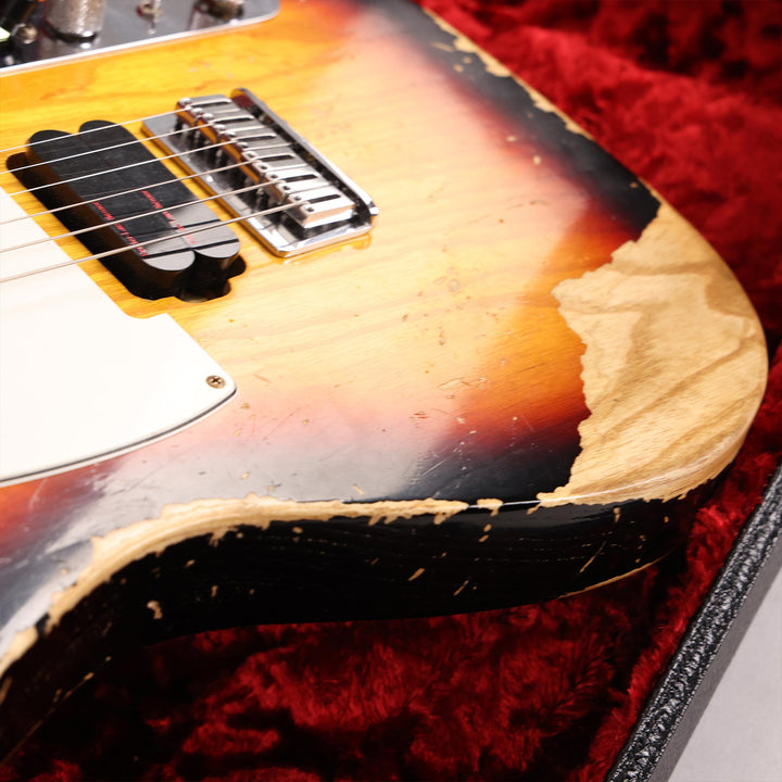 Fender Custom Shop Telecaster Plus Heavy Relic 3-Tone Sunburst 2023