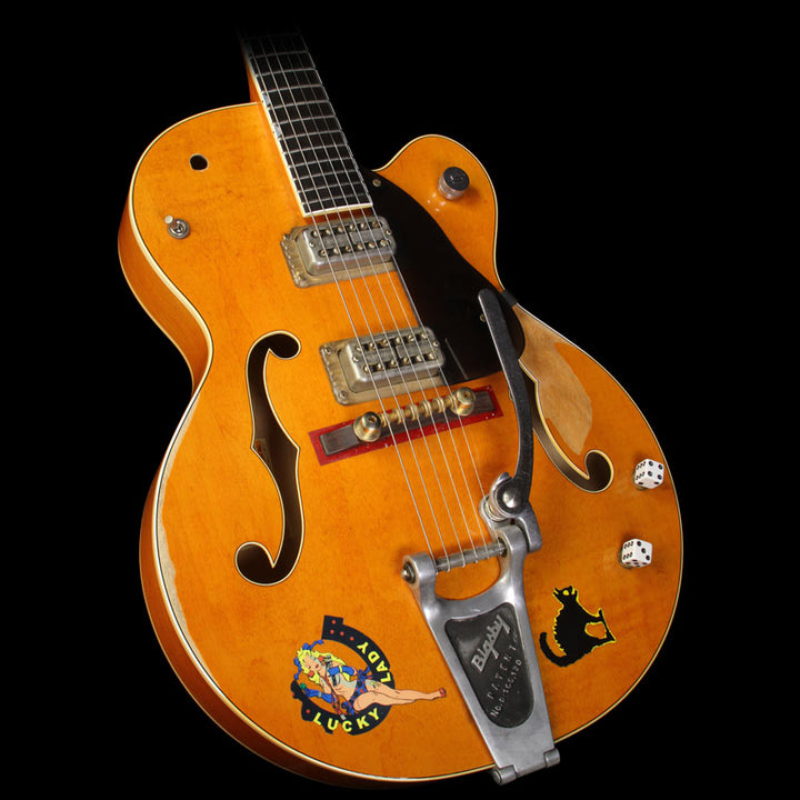 Used 2007 Gretsch Custom Shop Master Built G6120SSC Brian Setzer Tribute Electric Guitar Vintage Western Maple Stain
