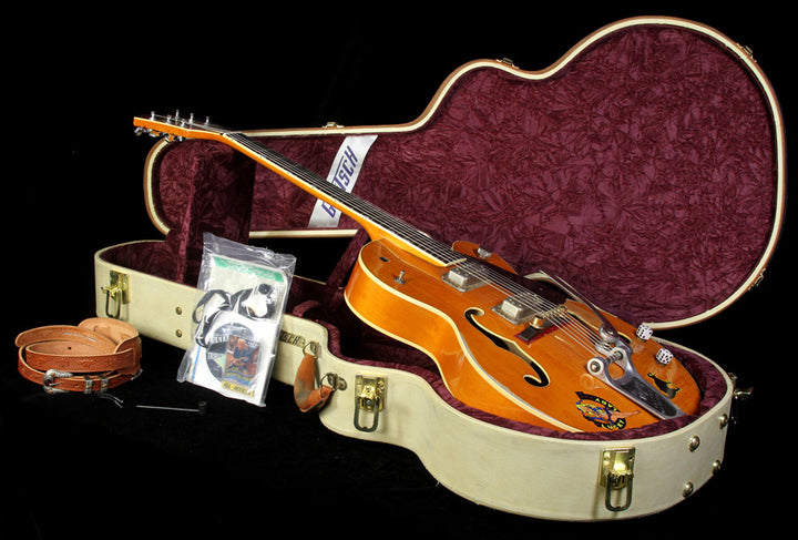 Used 2007 Gretsch Custom Shop Master Built G6120SSC Brian Setzer Tribute Electric Guitar Vintage Western Maple Stain