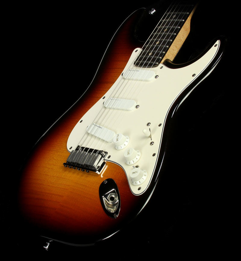 Used 1989 Fender Custom Shop 35th Anniversary Stratocaster Flame Maple Electric Guitar Three-Tone Sunburst — 1