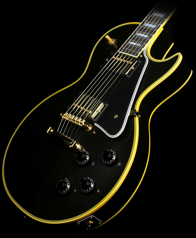 Used Gibson Custom Shop True Historic 1957 Les Paul Custom Reissue Electric Guitar Ebony — 1