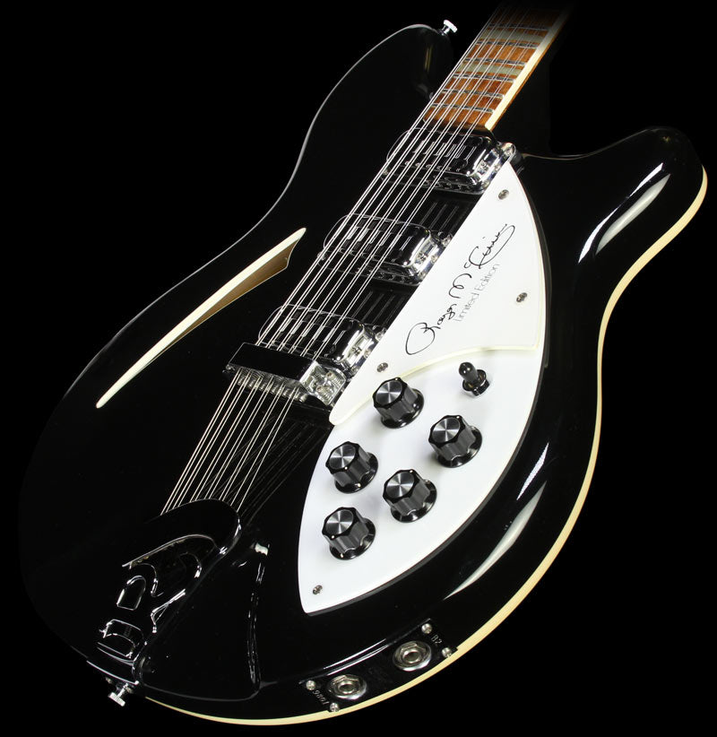 Used 1989 Rickenbacker Roger McGuinn Signature 370/12 RM Electric Guitar Jetglo — 1