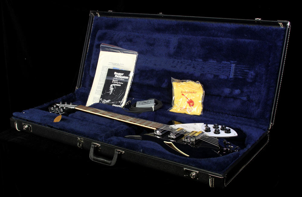 Used 1989 Rickenbacker Roger McGuinn Signature 370/12 RM Electric Guitar Jetglo — 5