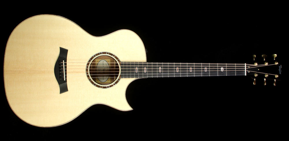 Used 2015 Taylor 514ce Limited Edition Quilted Sapele Grand Auditorium Acoustic Guitar Natural — 2