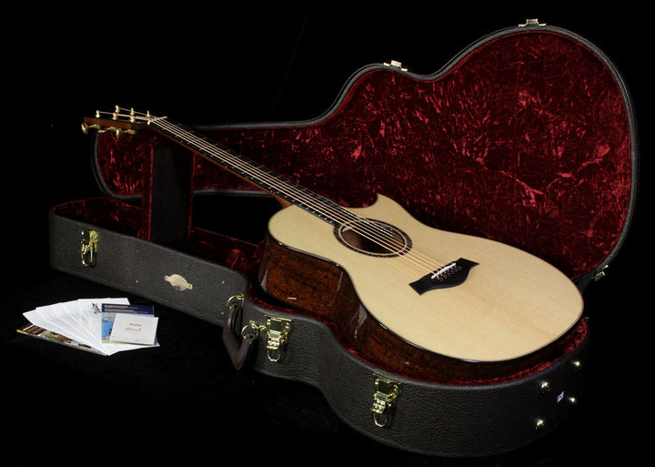 Used 2015 Taylor 514ce Limited Edition Quilted Sapele Grand Auditorium Acoustic Guitar Natural