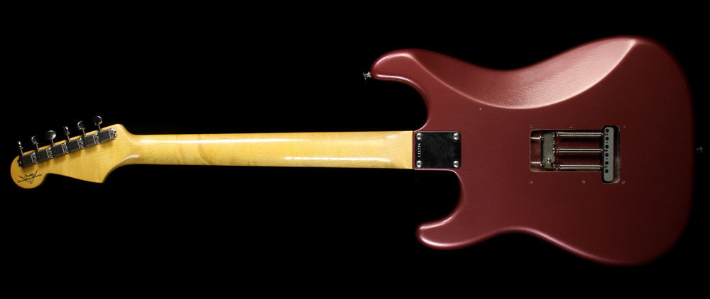 Used 2014 Fender Custom Shop L-Series '64 Stratocaster Electric Guitar Burgundy Mist — 3