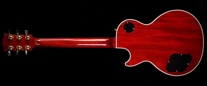 Used 2014 Gibson Custom Shop Les Paul Custom Quilt Maple Top Electric Guitar Transparent Red