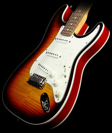 Used 2014 Fender Custom Shop Double Bound Slab Body Stratocaster Electric Guitar Three-Tone Sunburst