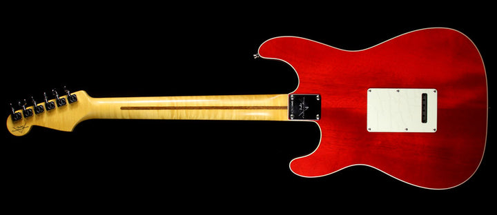Used 2014 Fender Custom Shop Double Bound Slab Body Stratocaster Electric Guitar Three-Tone Sunburst