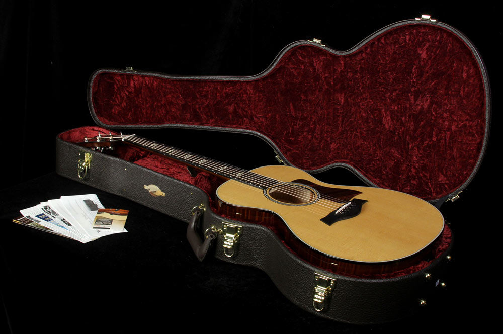 Used Taylor 612e Grand Concert Acoustic Guitar Brown Sugar Stain — 4