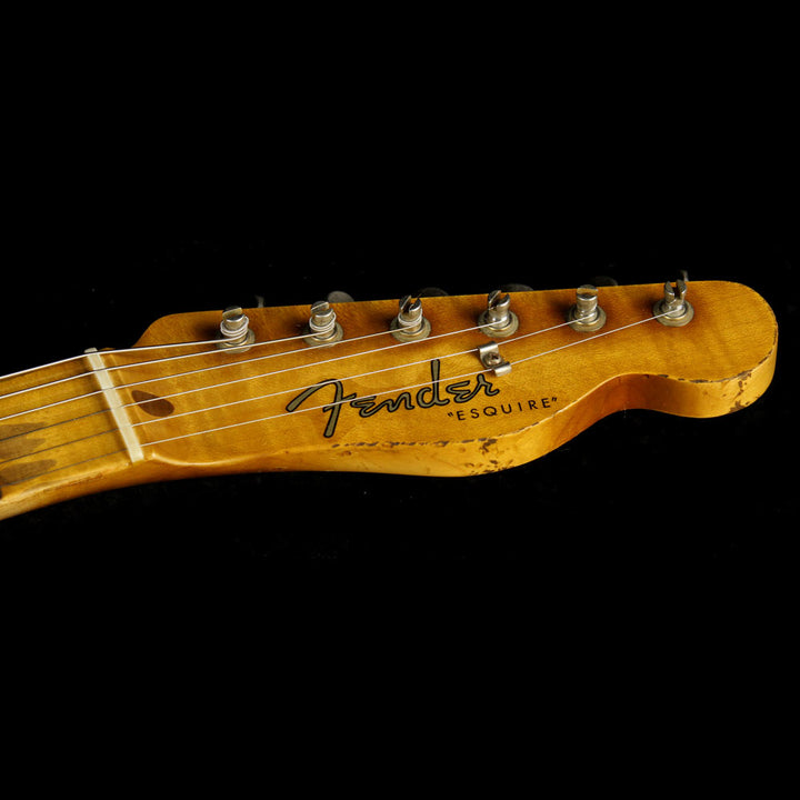 Used Fender Custom Shop Masterbuilt John Cruz 1950?s Esquire Heavy Relic Electric Guitar Nocaster Blonde