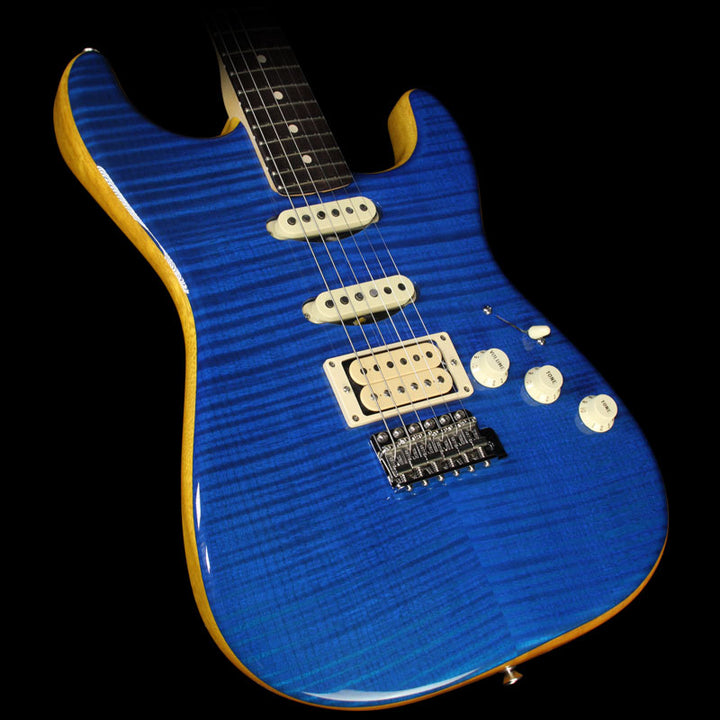 Fender Custom Shop Masterbuilt John Cruz Korina Stratocaster HSS Electric Guitar Transparent Blue
