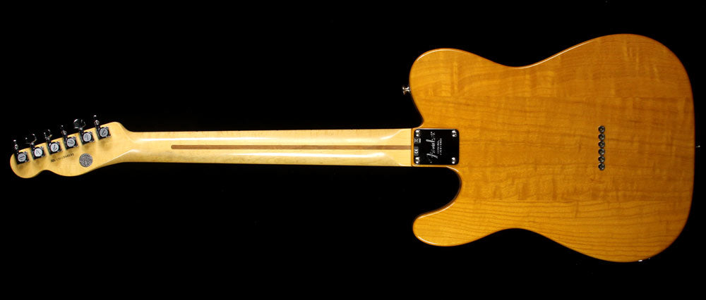Used 2012 Fender Select Carved Maple Top Telecaster Electric Guitar Amber — 3