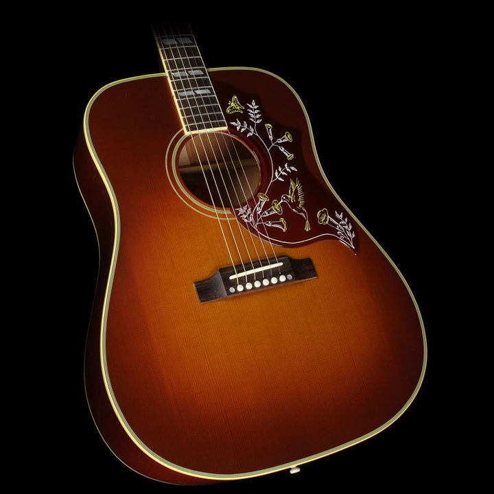Used 2016 Gibson Montana Hummingbird Vintage Sitka Spruce Acoustic Guitar Vintage Cherry Sunburst