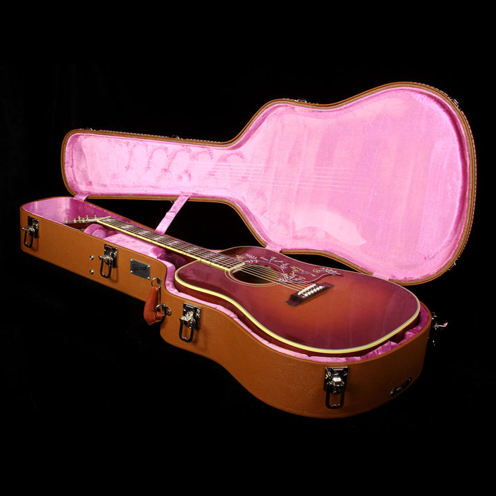 Used 2016 Gibson Montana Hummingbird Vintage Sitka Spruce Acoustic Guitar Vintage Cherry Sunburst