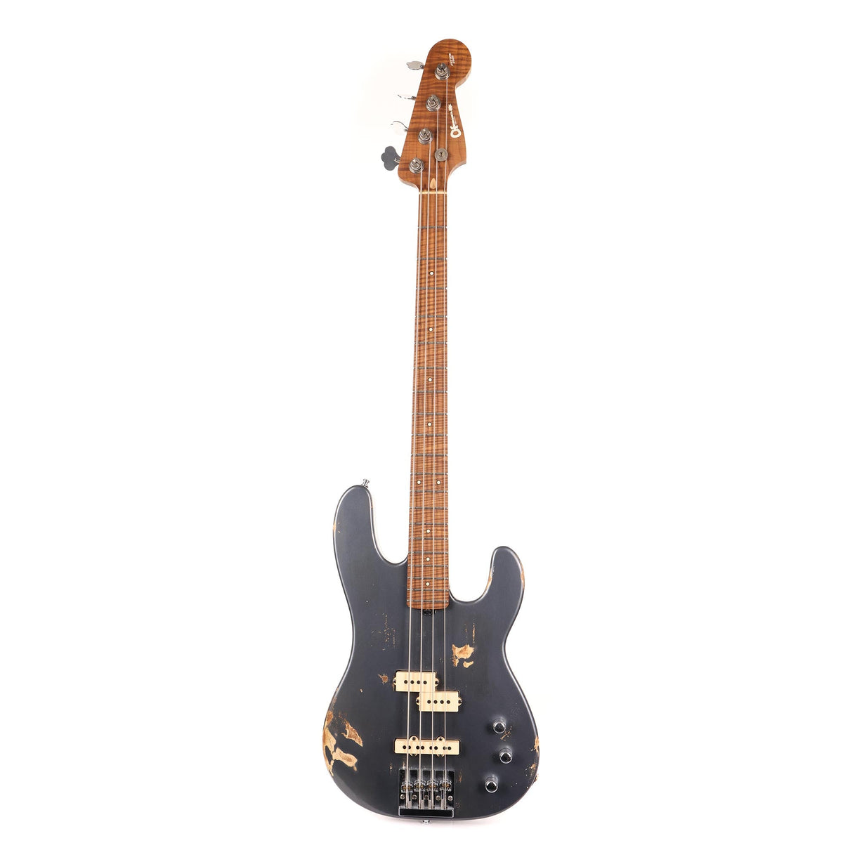 Charvel Custom Shop San Dimas Bass IV Nitro Relic Masterbuilt Joe Williams Charcoal Frost 2022 — 2