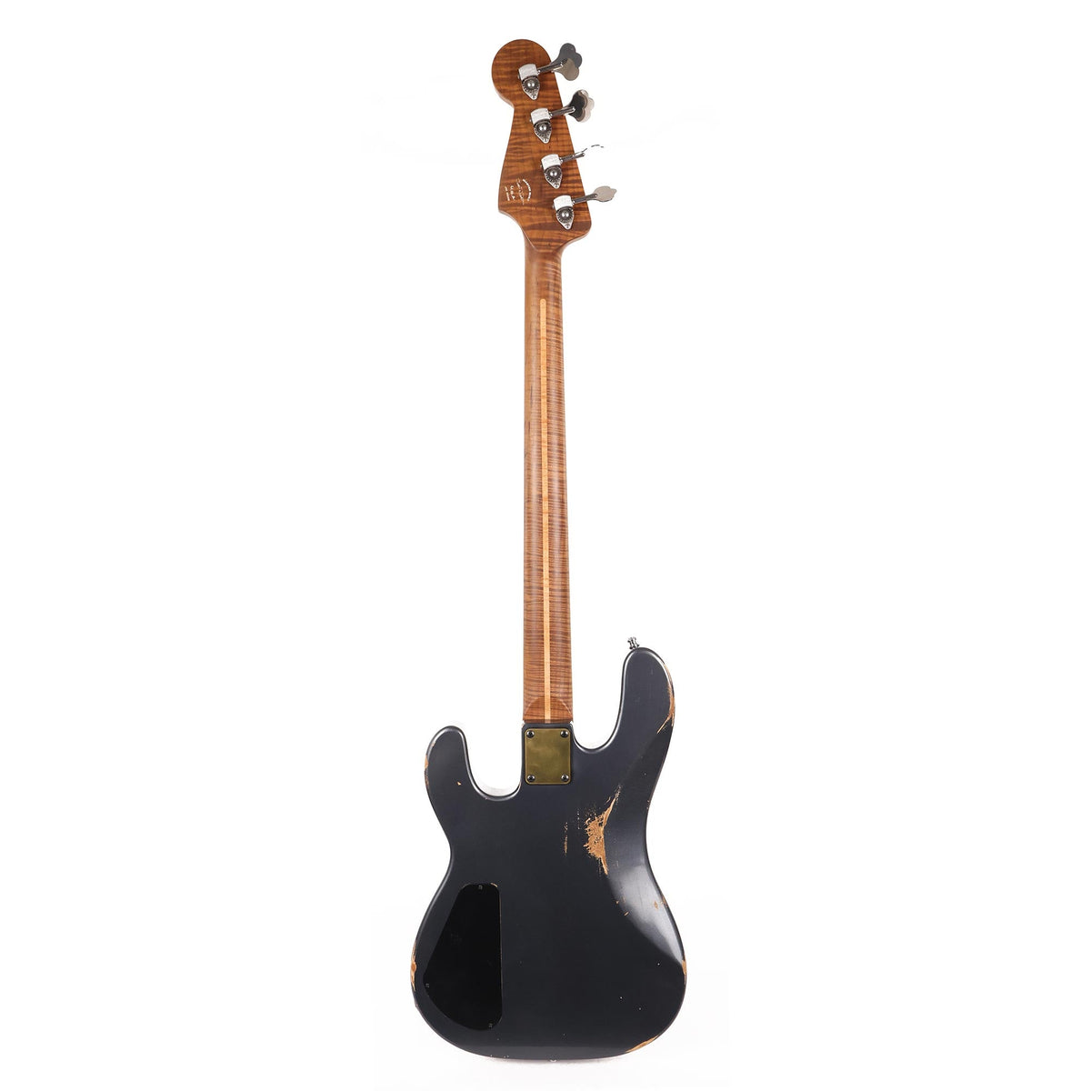 Charvel Custom Shop San Dimas Bass IV Nitro Relic Masterbuilt Joe Williams Charcoal Frost 2022 — 3